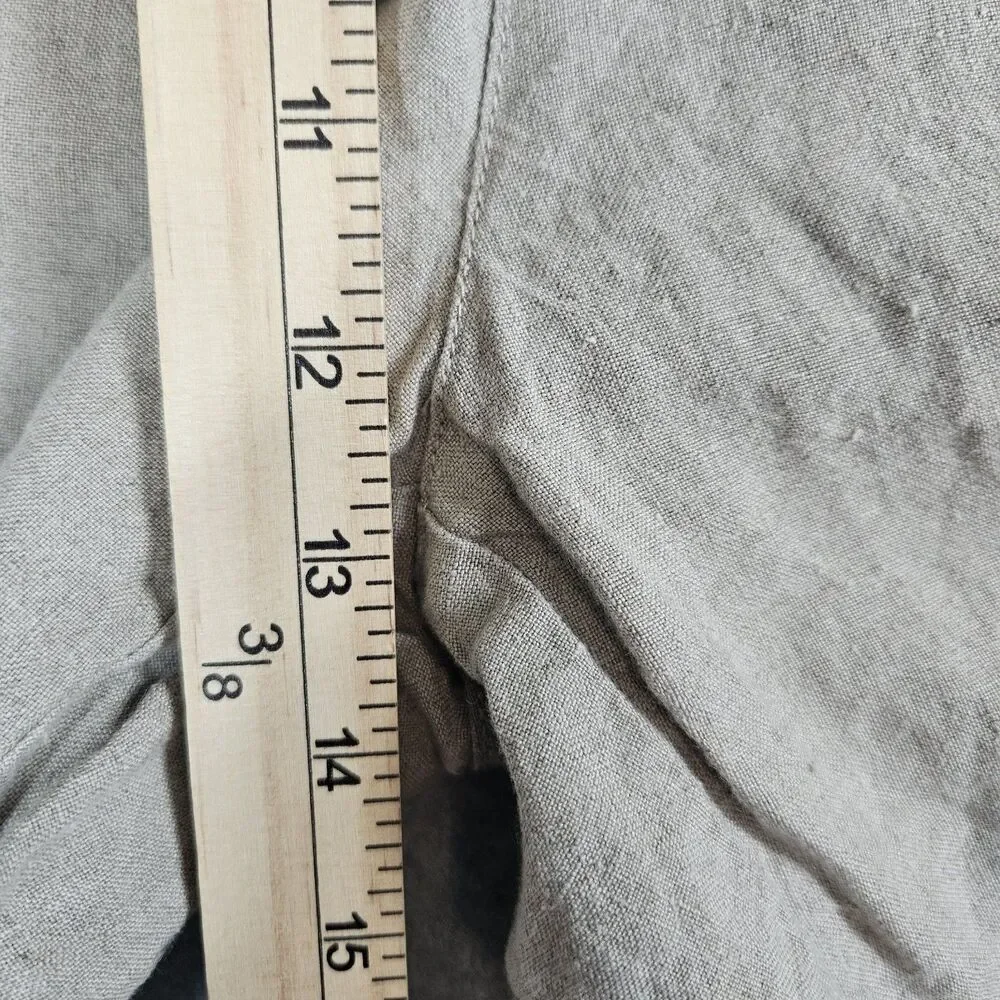 Banana Republic 100% Linen Men Beige Linen Trousers Pants Vintage 38L 36x30
